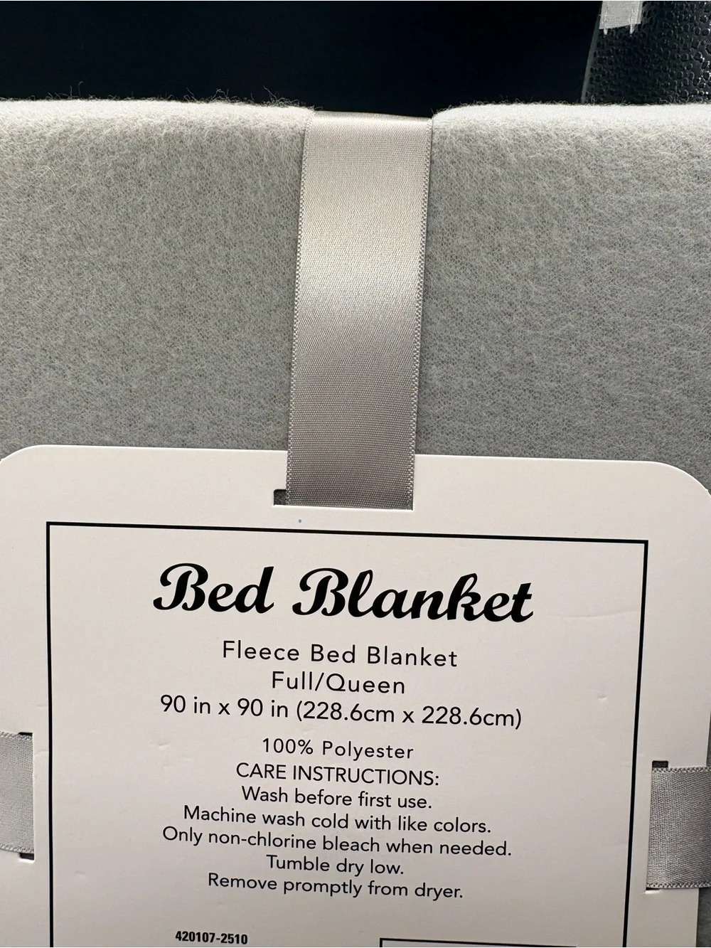 FLEECE BED BLANKET FULL/QUEEN